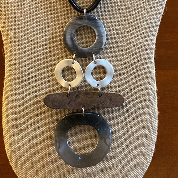 Multiple Strands Cord Necklace - Picture 2 of 7